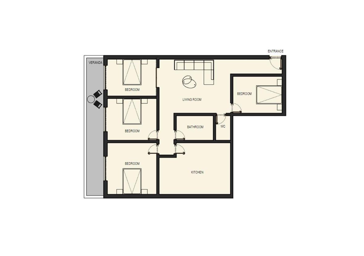 Апартаменты Houseloft Meteora Spirit Трикала Экстерьер фото